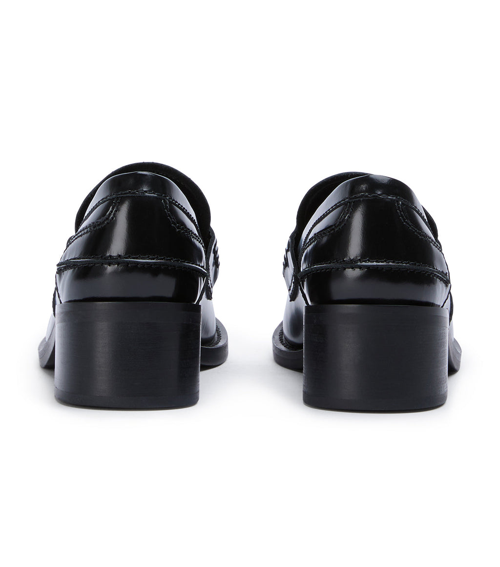Polly Black Hi Shine