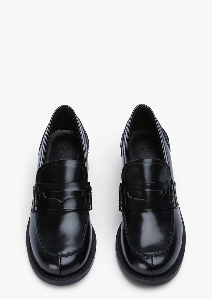 Polly Black Hi Shine