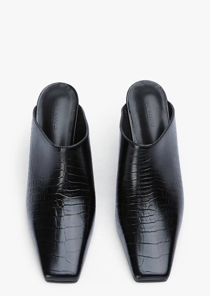 Quade Black Croc