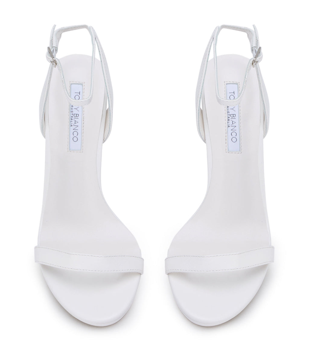 Skye White Nappa