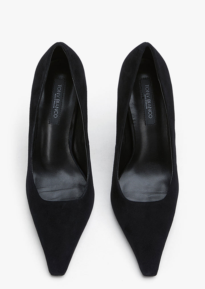 Swish Black Suede