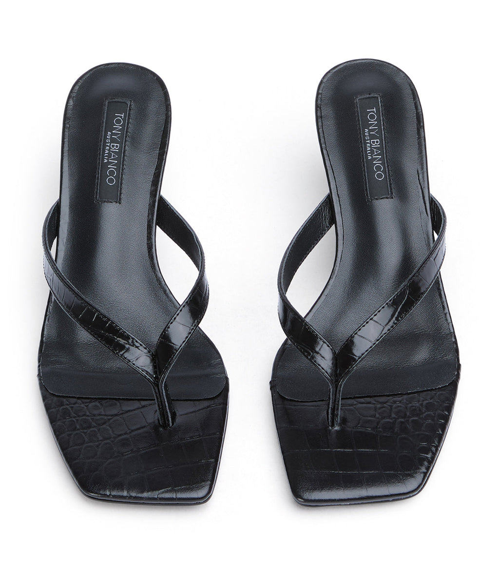 Topaz Black Croc