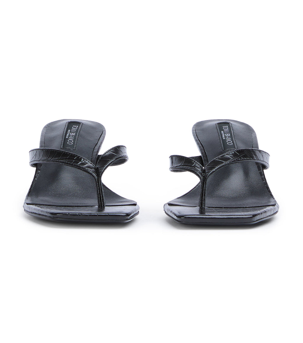 Topaz Black Croc
