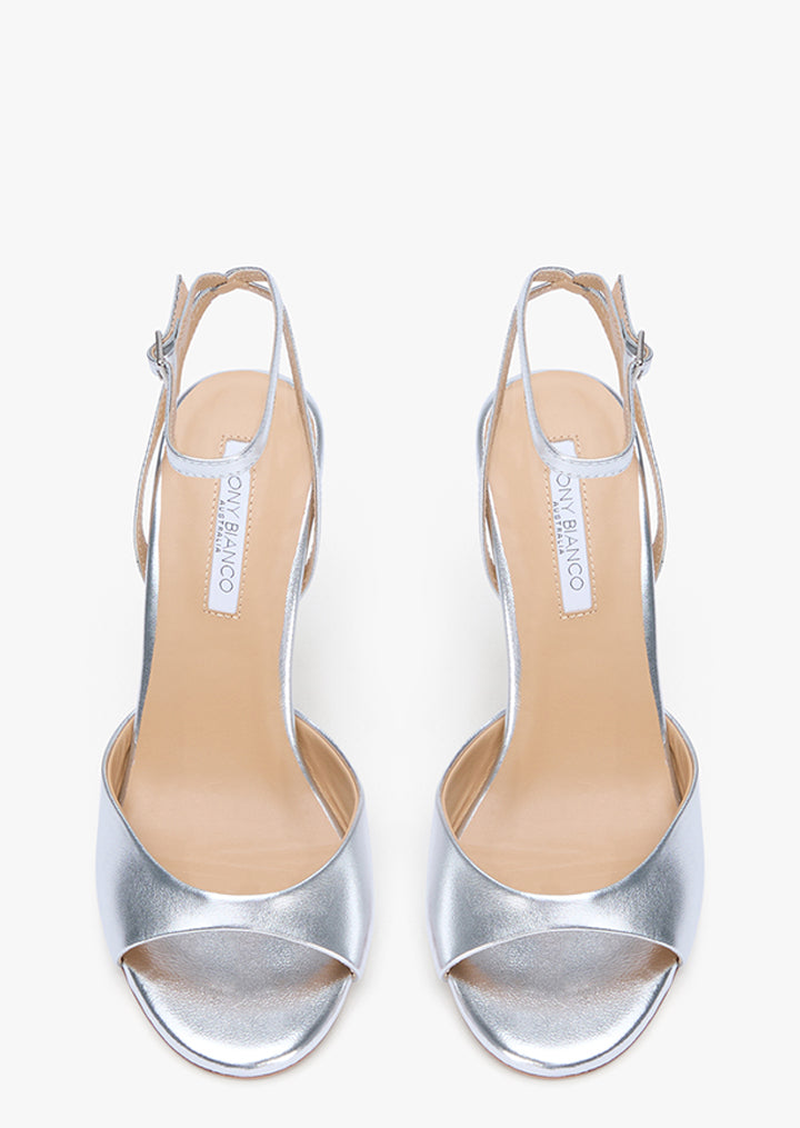Violet Silver Nappa Metallic
